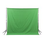 GlareOne Green Screen - green fabric backdrop 3x3 m