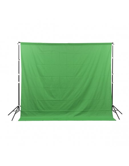 GlareOne Green Screen - green fabric backdrop 3x3 m