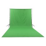 GlareOne Green Screen - green fabric backdrop 3x6 m