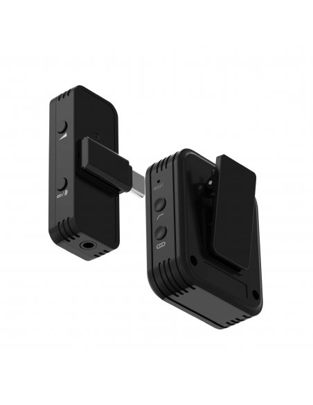 Synco G1TL bezprzewodowy system mikrofonowy Apple Lighting z MFI + konektor USB-C, 1 nadajnik, 1 odbiornik, 2 konektory