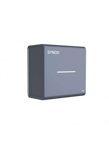 Synco P2T bezprzewodowy system mikrofonowy USB-C, 2 nadajniki, 1 odbiornik, grey-blue