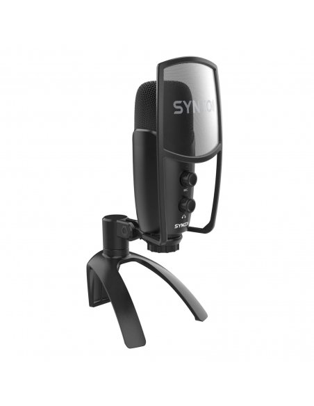 Synco V2 USB Condenser Microphone with POP filter and Monitor