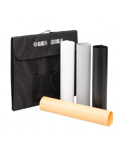 GlareOne LED Cube 40 - namiot bezcieniowy z oświetleniem LED