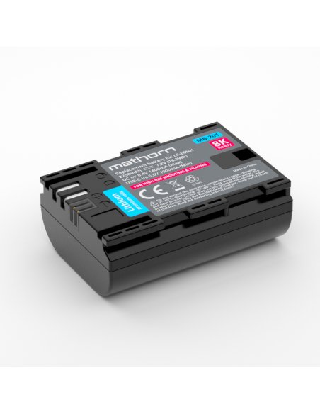 OUTLET: Bateria Mathorn MB-201 2250mAh USB-C zamiennik LP-E6NH (EOL)