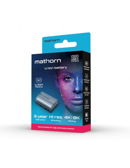 OUTLET: Bateria Mathorn MB-201 2250mAh USB-C zamiennik LP-E6NH (EOL)