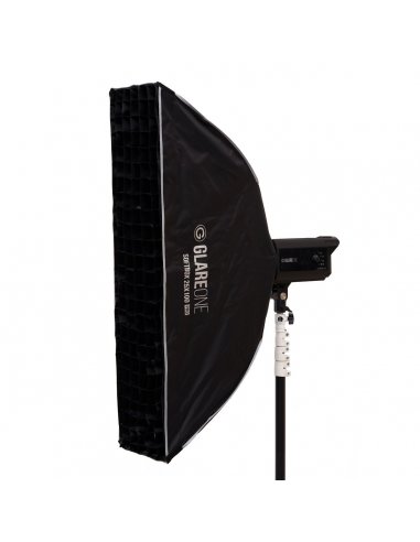 GlareOne Softbox 25x100 PRO Kit - grid included