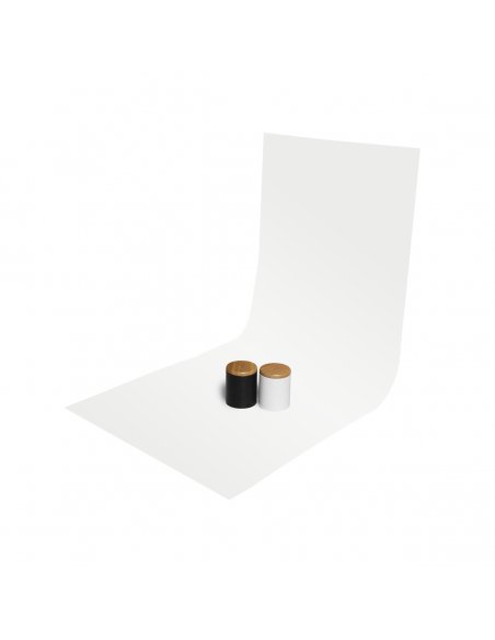 GlareOne PVC Background 60x130cm - white, mirrored