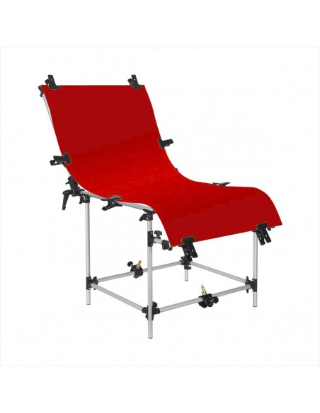 GlareOne tło PVC 60x130cm - czerwone