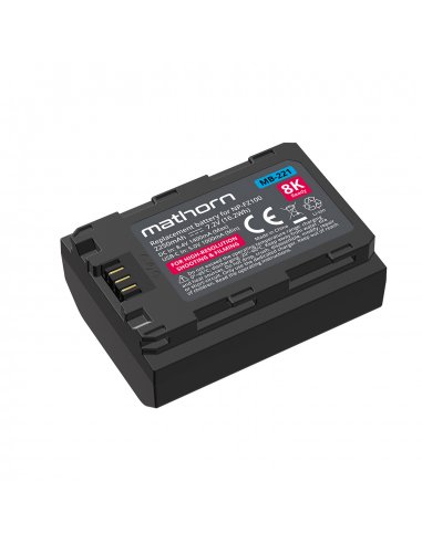 Battery Mathorn MB-221 2250mAh USB-C replacement for NP-FZ100