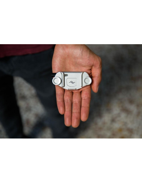 Uchwyt Peak Design Capture V3 z płytką standard - srebrny