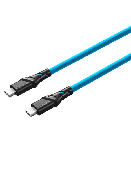 (EOL) Mathorn tethering cable MTC-210 2m 20Gbps 4K 60Hz 100W USB C-C ArcticBlue (EOL)