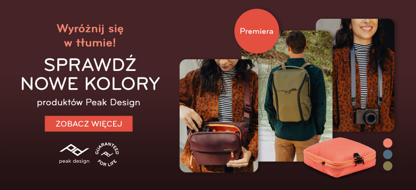 Peak Design premiera nowych kolorów