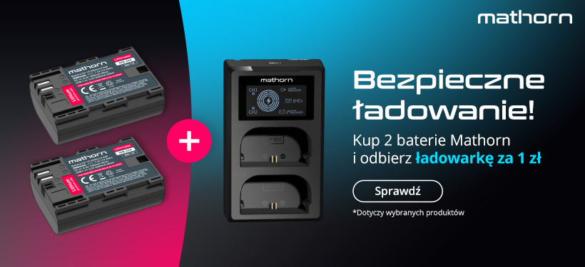 Mathorn promocja baterie + ładowarka