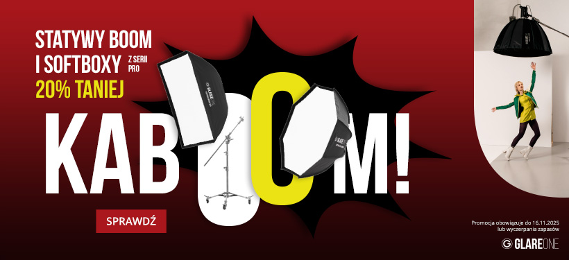GlareOne promocja na wybrane softboxy i statywy