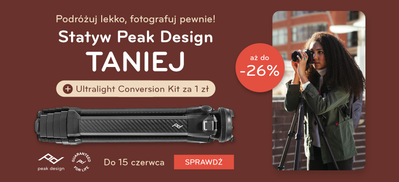 Peak Design Travel Tripod promocja