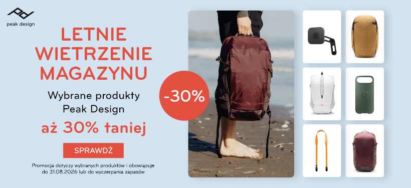 Peak Design letnie wietrzenie magazynu