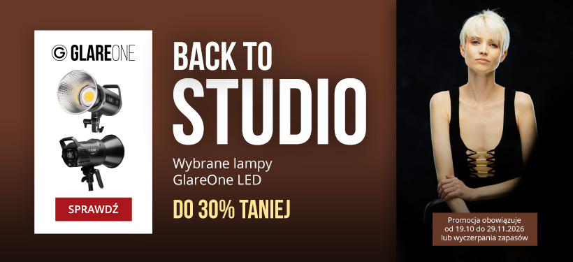 GlareOne Back to studio - lampy LED
