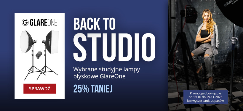 GlareOne Back to studio - błysk studyjny